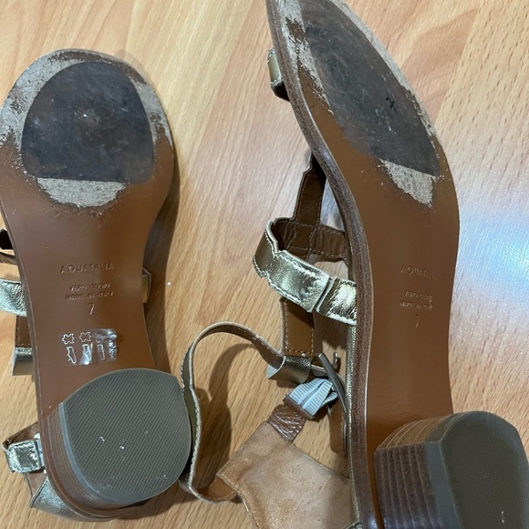 Aquatalia leather sandals size 7 - Picture 2 of 2